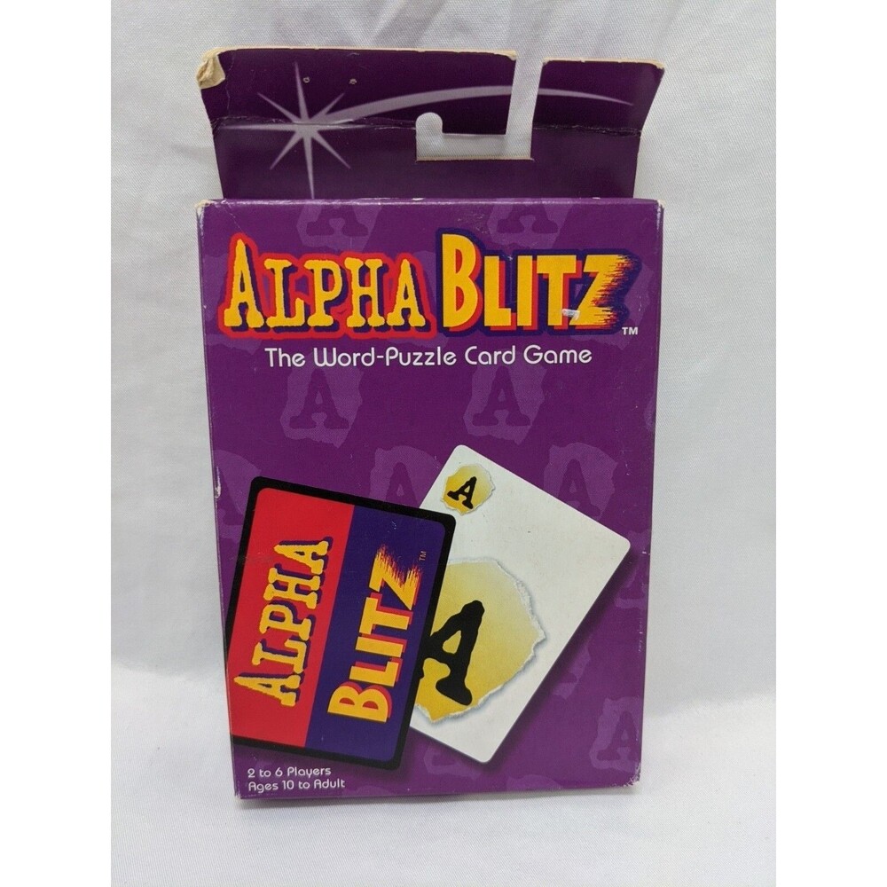 Alpha Blitz The Word Puzzle Card Game Sealed